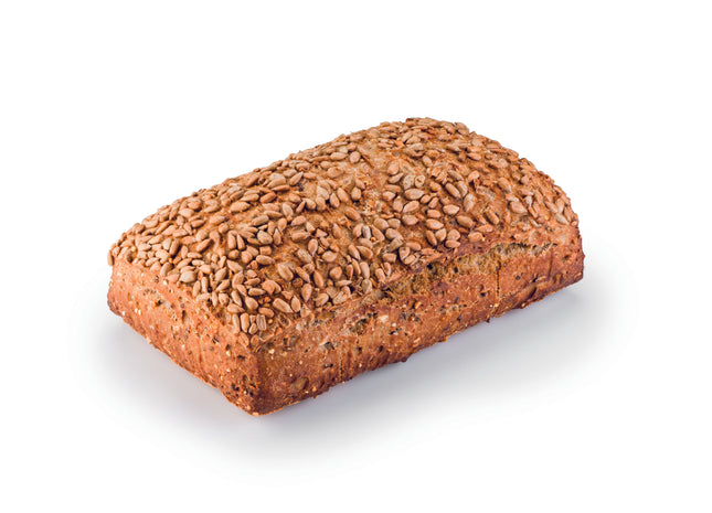 Square bread with 6 seeds