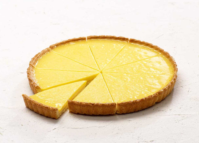 Lemon tart - pre-cut into 10 pieces - 27cm