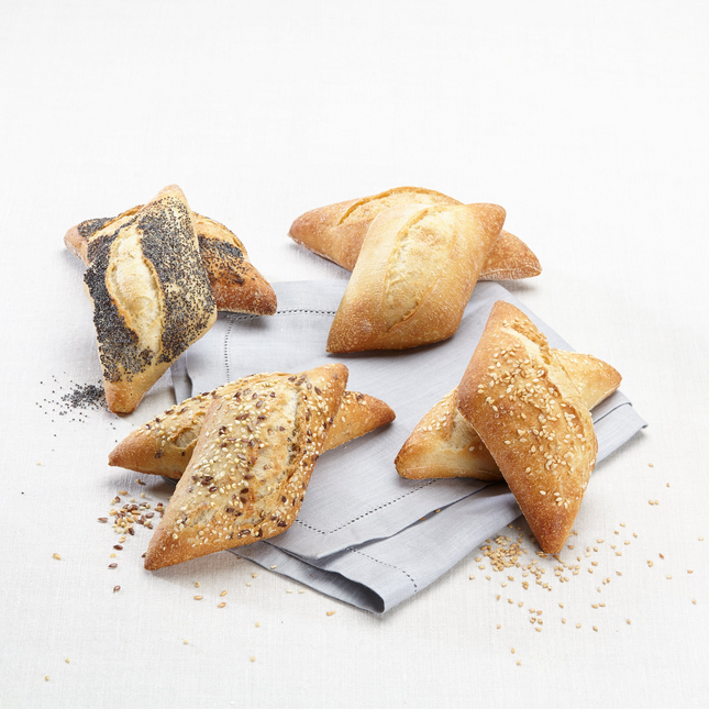 White diamond bread with poppy seeds - 57 g