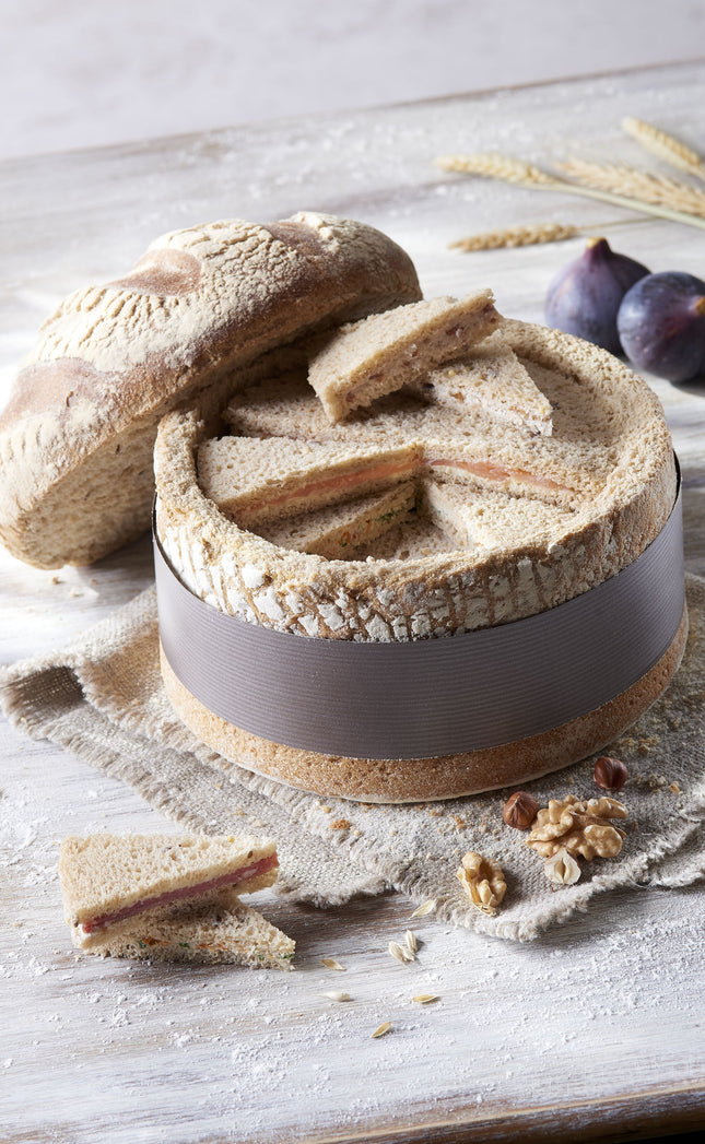 Wholemeal surprise bread (2 pcs.) – 100 mini sandwiches