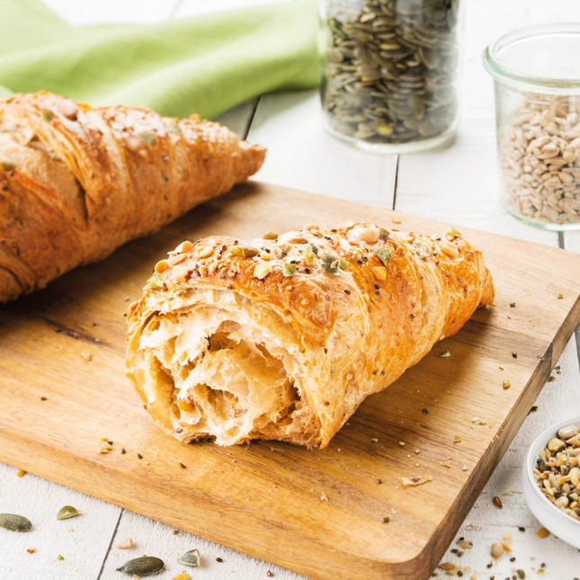 Multigrain French croissants with butter - 80 g