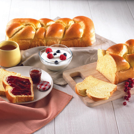 Braided brioche with butter - 400 g