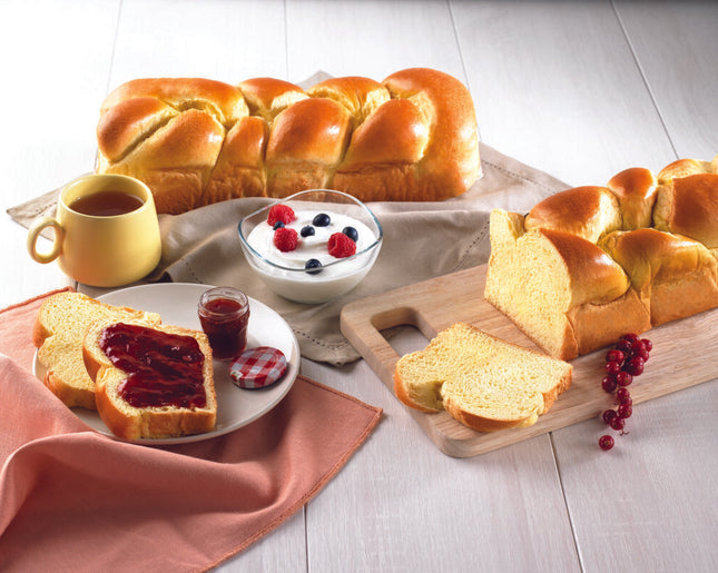 Braided brioche with butter - 400 g