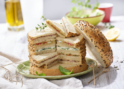 Mediterranean surprise bread - 50 mini sandwiches