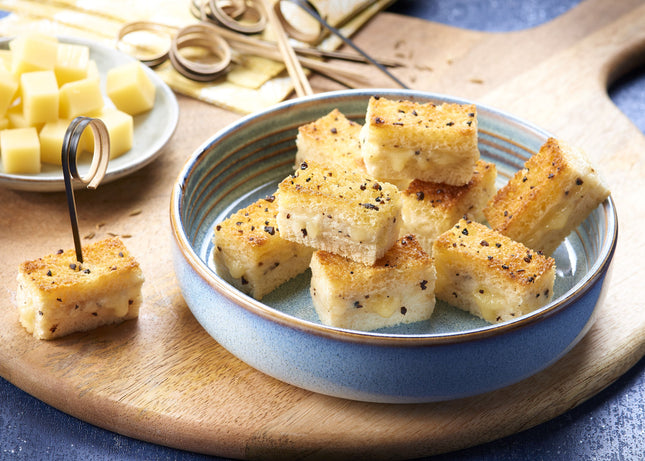 Mini French Croque Sandwiches with Cheese and White Summer Truffle – 265 g