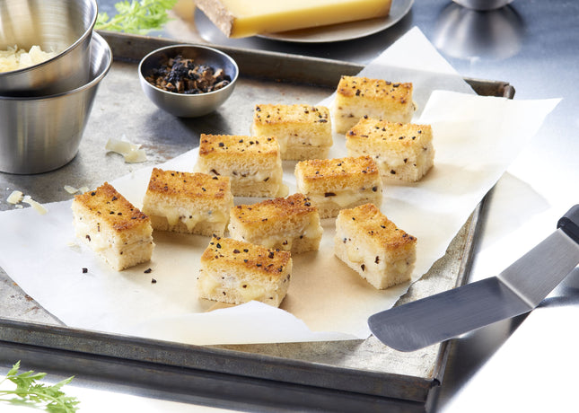 Mini French Croque Sandwiches with Cheese and White Summer Truffle – 265 g