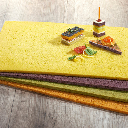 Snack plates - 4 colors - 250 g