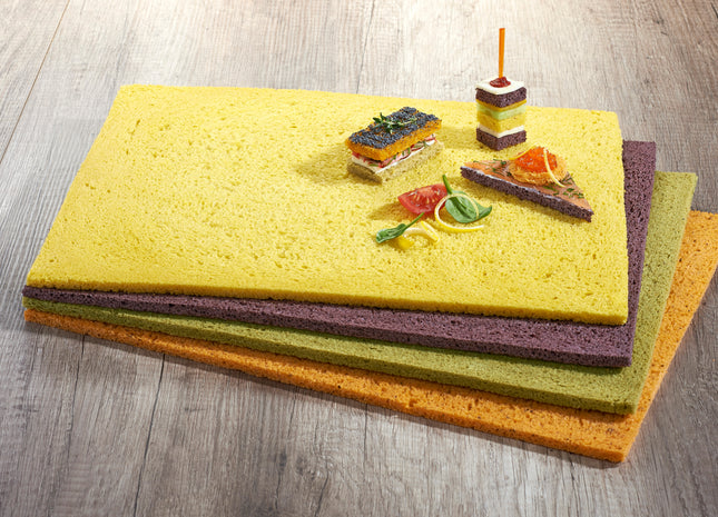 Snack plates - 4 colors