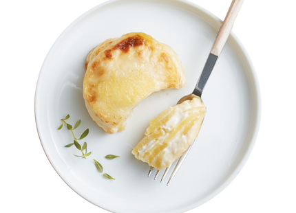 Мини картофени гратени със сирене Реблошон – 1 kg (11 бр.)