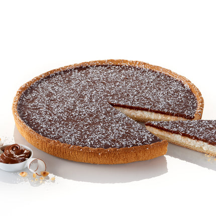 Тарт с кокос, шоколад и лешник (8 парчета, 880 g)