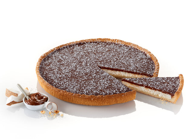 Coconut, chocolate and hazelnut tart - 8 pieces - 880 g
