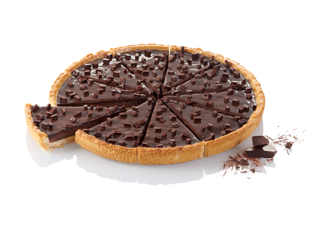 Chocolate tart “Grand Arôme” - pre-cut into 10 pieces