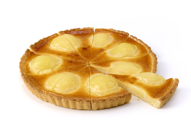 “Bourdaloue” tart with whole pear