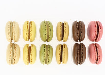French macarons - different flavors (35 pcs.)
